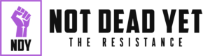 Not Dead Yet logo that links to the homepage of the website.
